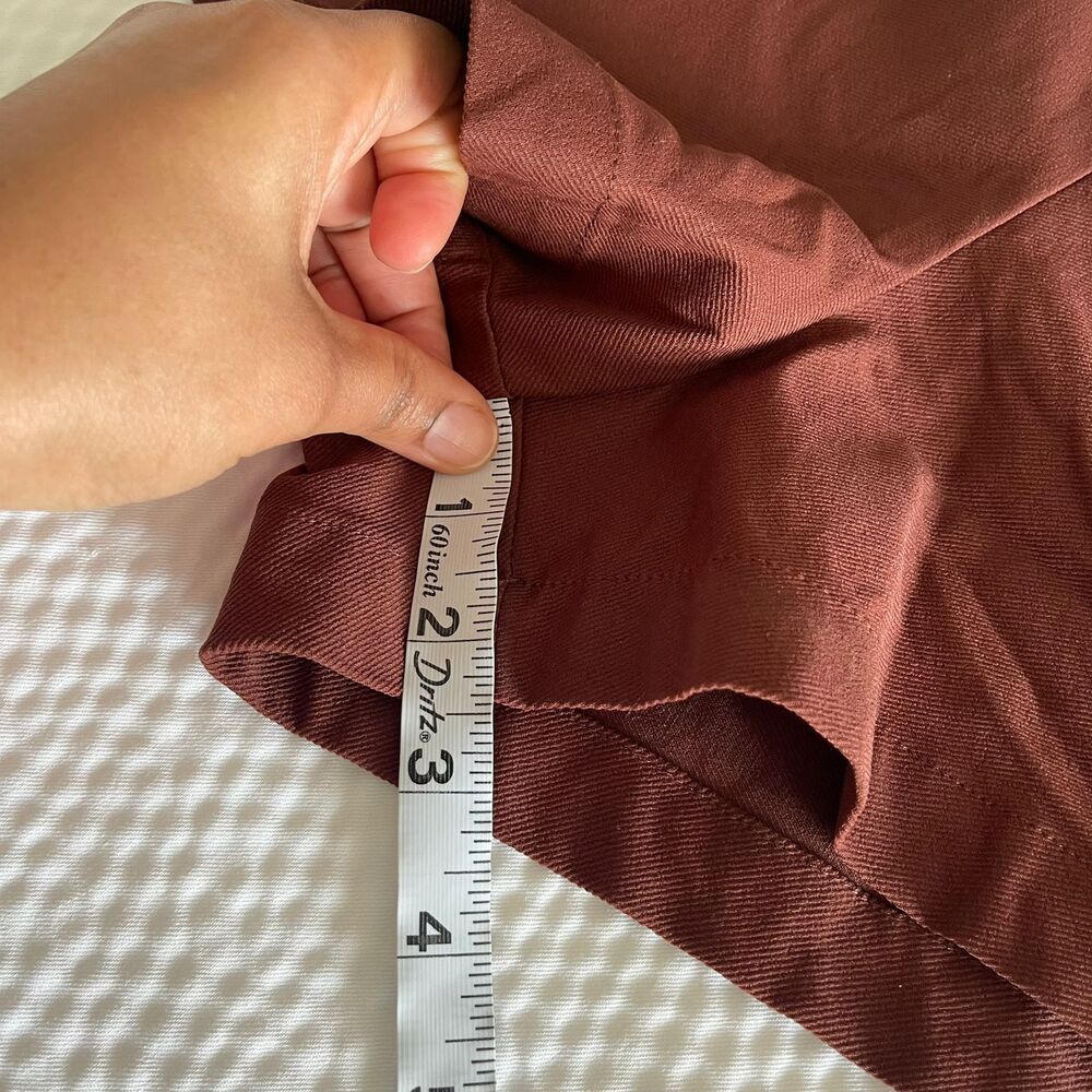 NWT Wild Fable Brown High Waisted Shorts XL Extra Large Tailored A-Line - Picture 8 of 8